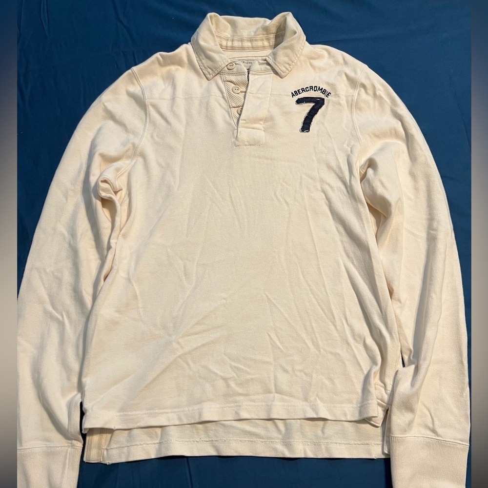 Abercrombie and Fitch Long Sleeve Rugby “7” Shirt
